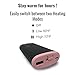 Human Creations EnergyFlux G3 Rechargeable Hand Warmer - Electric Hand Warmer with Powerbank - Wrap-Around Hot Pocket Warmer - Warm Hands for Men and Women (Pink, 5200mAh)