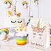 FengRise Unicorn Party Bags Birthday Decorations - Pack of 24 Unicorn Party Favor Bags | Unicorn Candy Bags Filling Candy/Toys/Cookie for Kids’ Unicorn Birthday Party Supplies.