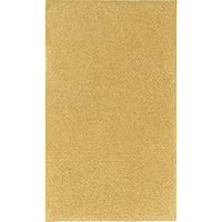 Bright House Solid Color Area Rug, Oval, 36" L x 24" W, Yellow