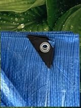 Cost Wise 4M x 8M Tarpaulin Sky Blue - Waterproof Ground Sheet Shelter Tarp view 2
