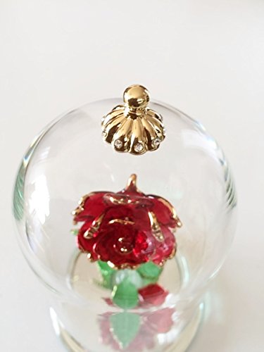 Brothers ディズニー アリバスブラザーズ 大サイズ 薔薇の花 ローズドーム Arribas 美女と野獣 ガラスのスカルプチュア ドームグラス B00omrbvaa おもちゃ雑貨 即発送可能