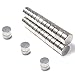 Round Magnets For Refrigerator By JACK CHLOE, 35Pcs 10MM x 3MM Stainless Steel Craft Magnet, Durable Mini Magnets For Multi-Use, Approximately 2/5