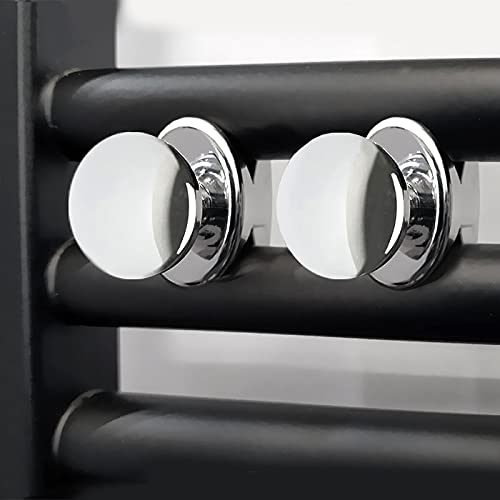 Myhomeware Chrome Extra Hanger For Heated Towel Rail Radiator - Bath Robe Hook Clip Chrome Holder Peg - Comes As A Pair