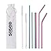 Metal Straws Reusable Stainless Steel Straws 7 pack Full Variety Drinking Straws with Wide Smoothie Straw for 20oz 30oz 40oz Yeti RTIC SIC Ozark Trail Tumblers Starbucks Cup