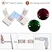 LED Strip Connector Kit, 5-Pack 3Pin L Shape 10mm Wide Right Angle Corner Solderless Connectors, 5-Pack 3 Conductor WS2811 LED Strip Jumper Lights-Strip to Strip