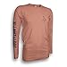 Performance Fishing Shirt Unisex Southern Fin UPF 50 Dri Fit Long Sleeve Apparel - Medium, Redfish Tail ( redfish_m )