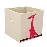 Murtoo Storage Bins Foldable Cube Box, Fabric Toy Storage Cubes for Kids, 13'' L, Fox