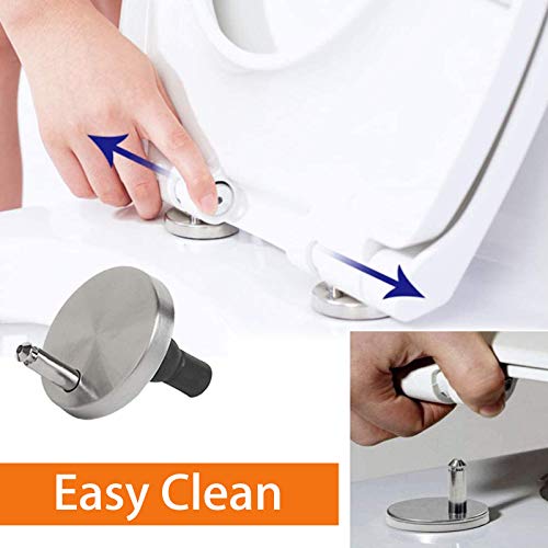 Toilet Seat Hinge, Toilet Seat Hinge Fixings, Toilet Seat Fixing Part Top Fixing Universal