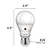Philips LED Dusk-to-Dawn A19 Frosted Light Bulb: 800-Lumen, 2700-Kelvin, 8-Watt (60-Watt Equivalent), E26 Base, Soft White, 6-Pack