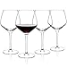 Luxbe - Crystal Wine Glasses 21-ounce, Set of 4 - Large Handcrafted Red White Wine Glass - 100% Lead-Free Crystal Glass - Professional Wine Tasting - Burgundy - Pinot Noir - Bordeaux - 650ml