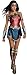 Rubies womens Secret Wishes Wonder Woman With Boot Tops Adult Sized Costume, As Shown, Large US