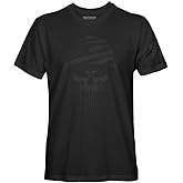 USA American Soldier Skull Men's Stealth Patriotic T-Shirt