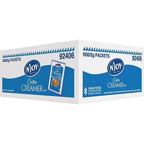 N'Joy NonDairy Creamer 2g Packets, 1000 Count Single Serve Portion