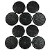 HYCC 10 Pack 2-3/8 Inch Flexible Desk Grommet,Organize Wires and Cables on Office Equipment, Computer Components, Entertainment Systems Effectively - Color: Black