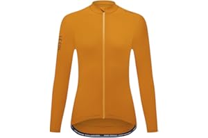 LE COL Women’s Pro Long Sleeve Jersey | Breathable Cycling Shirt | Rear Pockets, Force Lycra Construction, Zip Closure