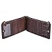 S-ZONE Men Vintage Crazy Horse Leather Multi Credit Card Holder Organizer Wallet