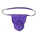 TiaoBug Men Lingerie Bulge Pouch Backless Bikini Trunks Underwear Underpants Purple One Size