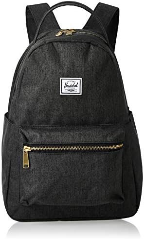Herschel Nova Backpack, Black Crosshatch, Mid-volume 18.0L