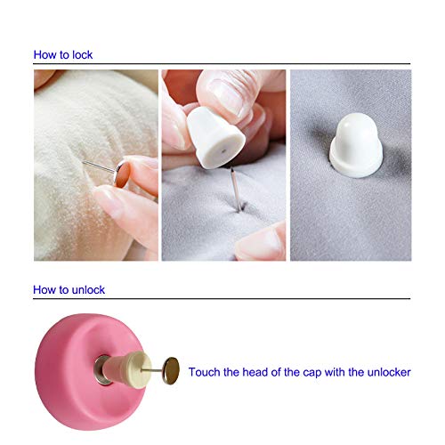 LittleJimmy Duvet Clips, Quilt Clips Keeps Comforter from Shifting in