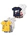 Carter's Baby Boys' 6-Piece Bodysuit Tee and Short Set, Yellow Construction/Plaid Helicopter, 9 Months