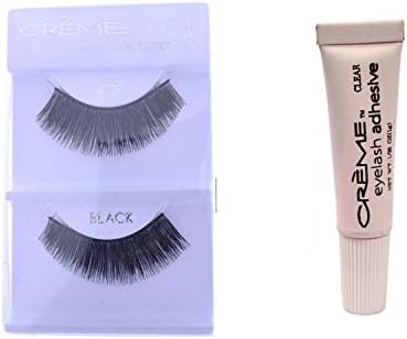 24 Pairs Crème 100% Human Hair Natural False Eyelash Extensions #79 ,Free Gift