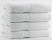 Hotel Sheets Direct - 4 Pack - Ultra Soft Oversized Extra Large Bath Towels 27x54 Linen - 100% Pure Ringspun Cotton - Ideal for Daily Use - White