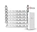 Mishen Magical Space- Saving Chrome Hangers Hook Rack Clothing Organiser, Save Space for Wardrobe, Stainless Steel - Set of 6