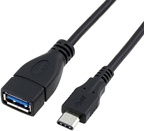 COOLIS Hi - Speed USB 3.0 Type C Extension Cable, 3.0 Type C to USB Type A Female Adapter Converter, Black(1.0Meter/3.3Feet)