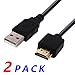 JBingGG USB to HDMI cable, USB 2.0 Male to HDMI Male Charger Cable Splitter Adapter 2-Pack 20 Inch