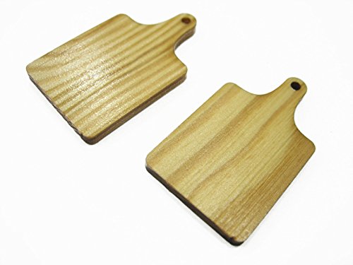 2 Cutting Wooden Board Kitchen Accessories Supply Dollhouse Miniature 12233