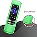 Fintie Protective Case for Roku Express HD/Express, Roku Premiere RC68 RC69 RC108 RC112 Remote – CaseBot Honey Comb Light Weight (Anti Slip) Shock Proof Silicone Remote Cover, Green Glow