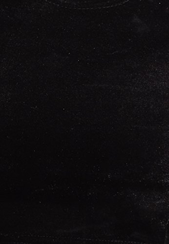 carrel women velvet fabric u neck netted half sleeves plain blouse