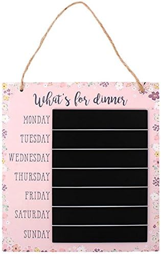 Wall Plaque Shabby Chic "What's For Dinner?" Chalk Board Plaque
