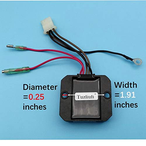 Tuzliufi Replace Voltage Regulator Rectifier Kawasaki Personal Watercraft PWC JS750 750 SX Sxi Pro 743cc JS800 SX-R 781cc 21066-3709 1992 1993 1994 1995 1996 1997 1998 1999 2000 2001-2011 New Z365 - Thumbnail 3
