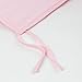 TillYou Baby Crib Bumper -Premium Woven Cotton, Padded Breathable Fill-in(Microfiber)----Pink