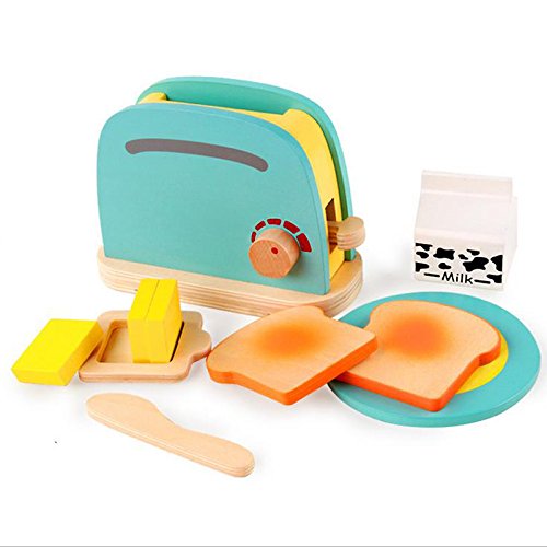  Cute Kids Breakfast Pretend Role Play Wooden