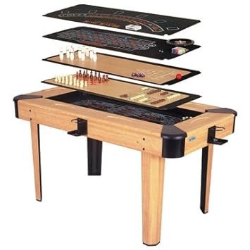 solex 8 in 1 games table