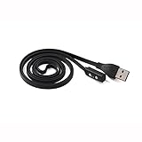 Pebble 2 Charger Cable, Threeeggs Replacement Charger Charging Cable Cord for Pebble 2 Smart Watch (Black)
