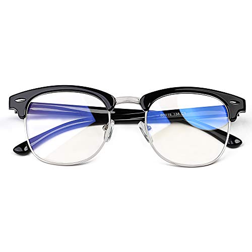 STAMEN Blue Light Blocking Glasses for Men Women, Anti Eye Strain/UV Headache Better Sleep, Computer/Gaming Blue Blocker Glasses