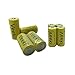 Rechargeable CR123A Battery, Veeki VK-BT16340 RCR123A 3.7V 700mAh Protected Li-ion 16340 Batteries 8Packs for High Drain Device (Yellow)