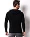 PODOM Men's Long Sleeve Pullover Hoodies T Shirt Casual Sweatshirt V Neck Tops Jersey Sweater