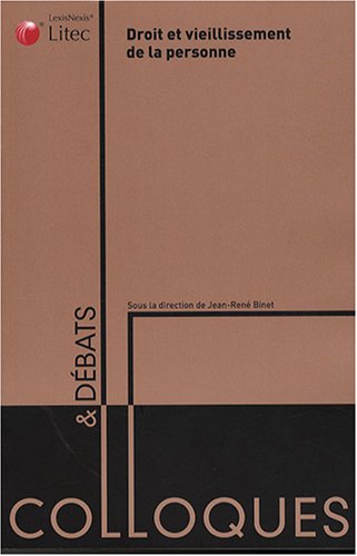 Droit et vieillissement de la personne