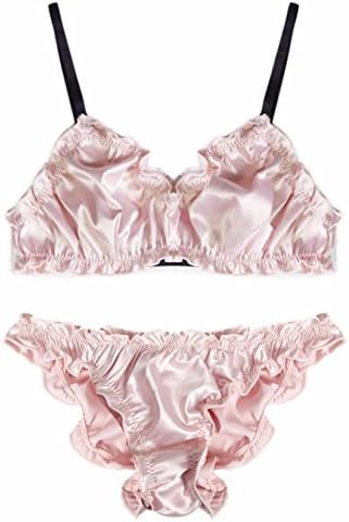 Sexy Bra Set Silk Women Ultra-Thin The New Wire Bra Free Intimates Panty Bralette