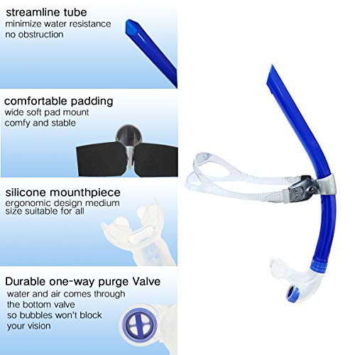 Spinosaurus Swim Snorkel For Lap Swimming Swimmers Training Snorkeling