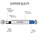 Foxx Mini 2600mah Lipstick-sized High Capacity Portable Charger External Battery Power Bank With Built In LED Flashlight (Silver)