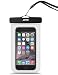 JOTO Waterproof Cellphone Dry Bag Underwater Case for iPhone XS Max XR X 8 7 6S Plus, Galaxy S10 Plus S10e S9 + Note 9 8 Pixel up to 6.5", Waterproof Pouch for Pools Tubing Beach Snorkeling -Clear primary