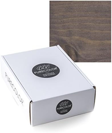 PureColor - Wood Stain and Finishes - Eco-Friendly, Vivid Colors, Deep Pigment, Ready to Use, Water-Based, Low VOC, No Odor, & Easy Clean-Up. Quart, Adega