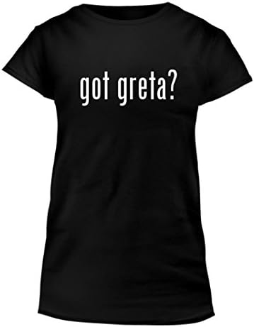got greta? - Junior Cut Women's T-Shirt, Black, Large