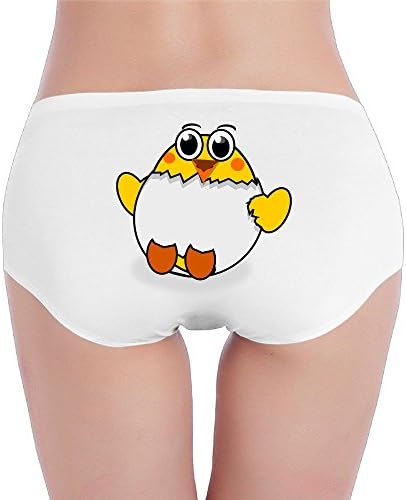 Nhuquhuan Cute Chick Ladies Low Waist Sexy Briefs M White