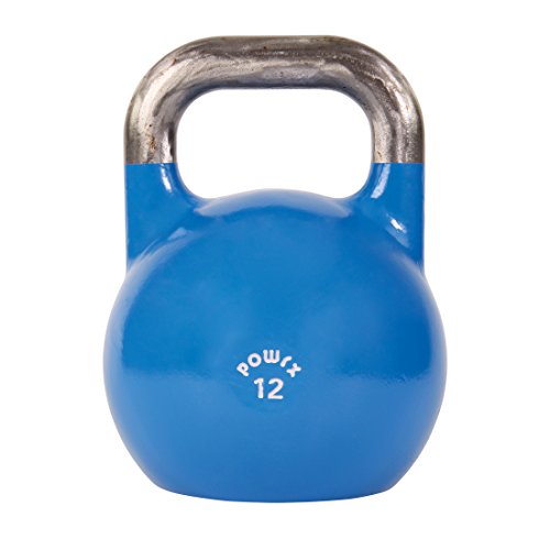 POWRX-Competition-Kettlebell-4--48-kg-in-Studio-Qualitaet-inkl-Workout-Wettkampf-Kugelhantel-Schwunghantel-Rundgewicht-in-versch-Farben